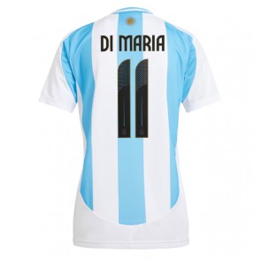 Argentina Angel Di Maria #11 Hjemmebanetrøje Dame Copa America 2024 Kort ærmer